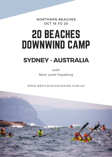 20 Beaches Downwind Paddling Camp Getaway Next Level Kayaking Hobart Tasmania Sydney New South Wales Northern Beaches Australia