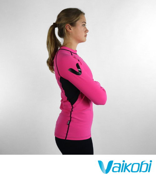 Vaikobi V COLD HYDROFLEX TOP - Pink - Next Level Kayaking, Hobart Tasmania Australia, Coaching Paddling Shop