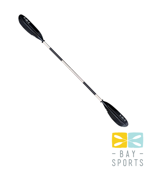 Bay Sports 2-Piece Plastic Kayak Paddle - Next Level Kayaking, Hobart Tasmania Australia, Coaching Paddle Shop Packrafting, Recreation