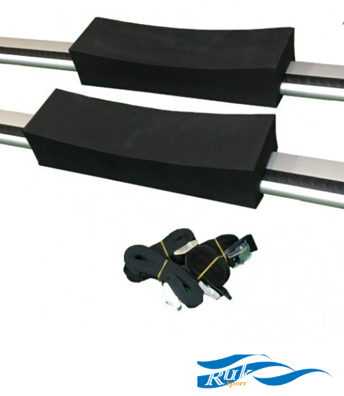 Ruk Foam Roof Rack Cradles w/ Straps - Next Level Kayaking - Hobart Tasmania Paddling Coaching 