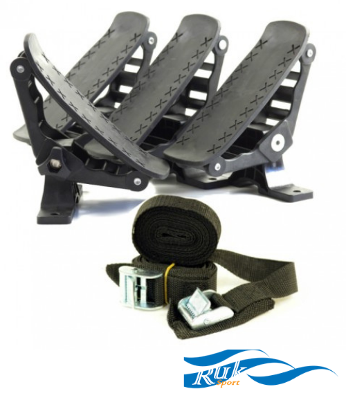 Ruk Combi Roof Rack Cradles - Track Mount - Next Level Kayaking - Hobart Australia Tasmania Paddling Safety Travel Transport 