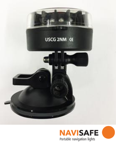 Navisafe White 360 with Suction Mount - Next Level Kayaking Shop - Hobart Australia Tasmania Safety Visibility