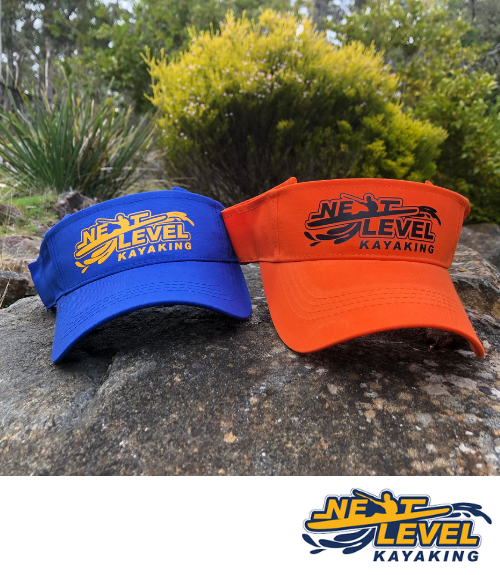 NLK Logo Visor - Next Level Kayaking - Hobart Australia Tasmania Coaching Paddling High Vis