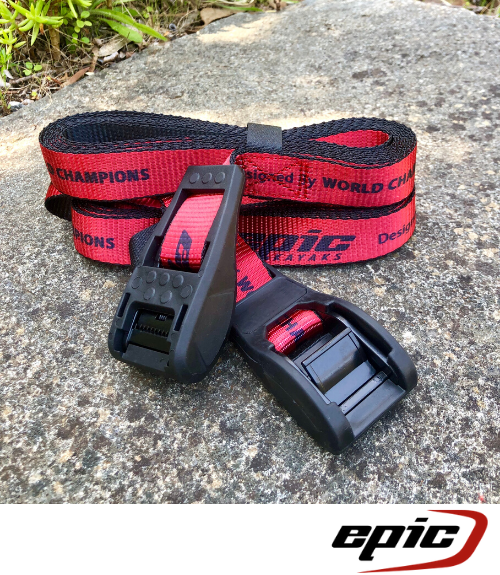 Epic Tie Down Straps - Next Level Kayaking - Hobart Australia Tasmania Paddling Coaching