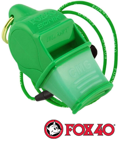 Fox 40 Sonik Blast Whistle w/ Lanyard - Next Level Kayaking - Hobart Tasmania Paddling Coaching Shop Safety