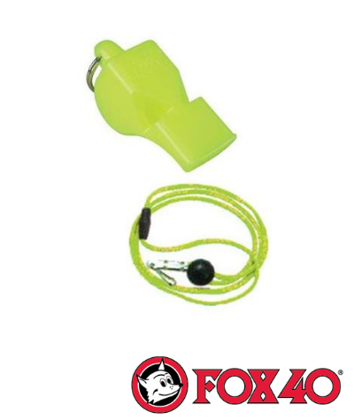 Fox 40 Marine Classic Whistle w/ Lanyard - Next Level Kayaking - Hobart Australia Tasmania Coaching Safety High Visibility