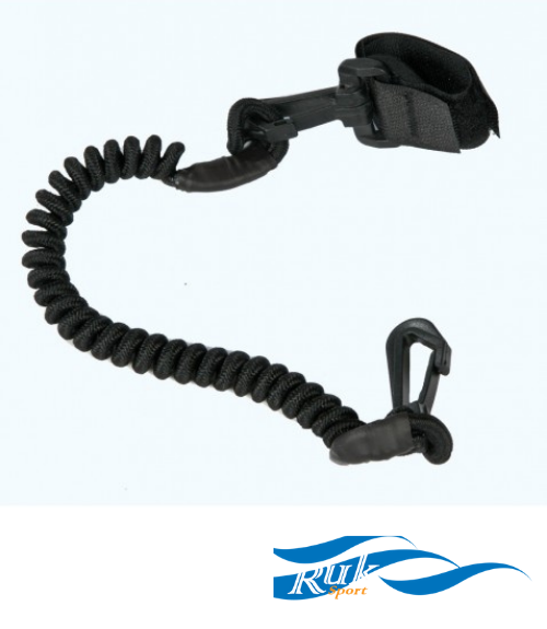 Ruk Coiled Paddle Leash 1.3m - Next Level Kayaking - Hobart Tasmania Australia Paddling Coaching Shop