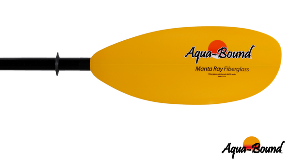 Aqua-Bound Manta Ray Fibreglass  2-Piece 215cm Paddle - Next Level Kayaking  - Hobart Tasmania Australia Paddling Coaching Shop