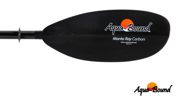 Aqua-Bound Manta Ray Carbon 2-Piece Posi-Lok 220cm Paddle - Next Level Kayaking - Hobart Tasmania Australia Paddling Coaching Shop