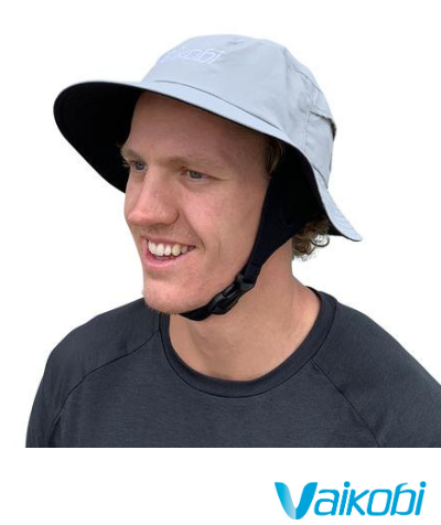 Vaikobi Downwind Surf Hat - Light Grey - Next Level Kayaking Hobart Tasmania Australia Paddling Coaching Shop