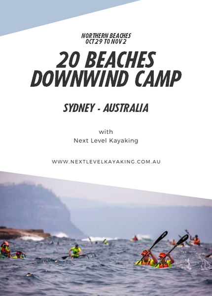 20 Beaches Downwind Paddling Camp Getaway Next Level Kayaking Hobart Tasmania Sydney New South Wales Northern Beaches Australia