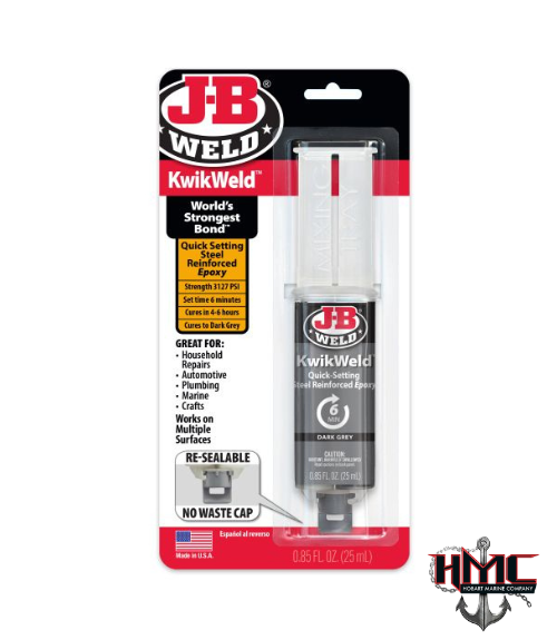 HMC JB Weld KwikWeld Epoxy Adhesive Syringe 25ml