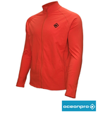 Oceanpro 2TF Zip Thermal Rashie - Red