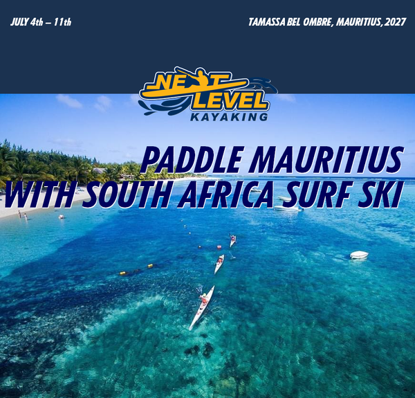 Mauritius South Africa Surf Ski Next Level Kayaking Tour Trip Adventure Expedition Tropical Warm Tradewind Reef Resort Tamassa Bel Ombre Tasmania Australia Downwind Ocean Surfski Island Paddling Getaway