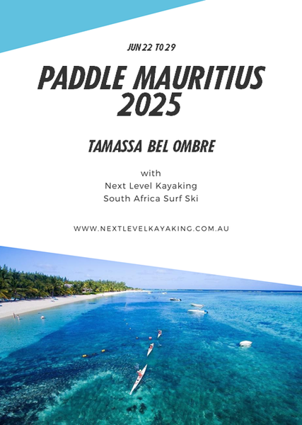 Mauritius South Africa Surf Ski Next Level Kayaking Tour Trip Adventure Expedition Tropical Warm Tradewind Reef Resort Tamassa Bel Ombre Tasmania Australia Downwind Ocean Surfski Island Paddling Getaway
