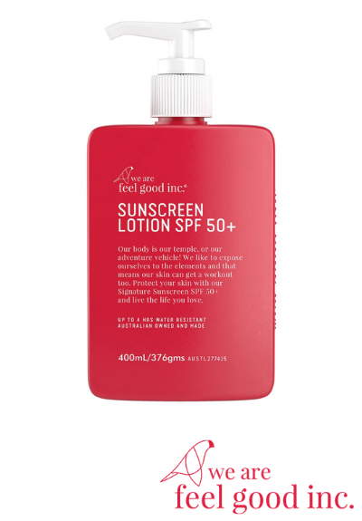 we are feel good inc Signature Sunscreen Lotion SPF 50+ 400ml
