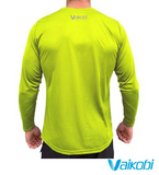 Vaikobi UV Performance LS Tech Tee - Lime - Next Level Kayaking coaching paddling shop long sleeve