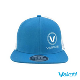 Vaikobi Youth SnapBack Flat-Brim Cap - Aqua