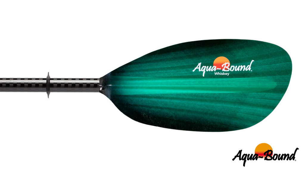 Aqua-Bound Whiskey 2-Piece Posi-Lok Paddle - Green Tide