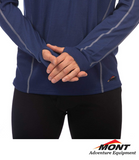 Mont Power Dry L/S Zip Polo Men - BLACK - Next Level Kayaking Coaching Paddle Shop Hobart Tasmania 