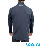 Vaikobi UV Long Sleeve Zip Tech Top - Charcoal - Next Level Kayaking, Coaching Paddling Packraft, Hobart Tasmania Australia